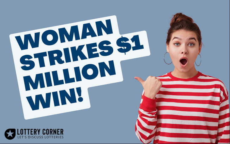 Woman Strikes $1 Million Win with $5 Gold Rush Doubler Scratch-Off Game!