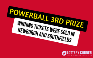 New York lottery won the third Powerball prize in Newburgh and Southfields!
